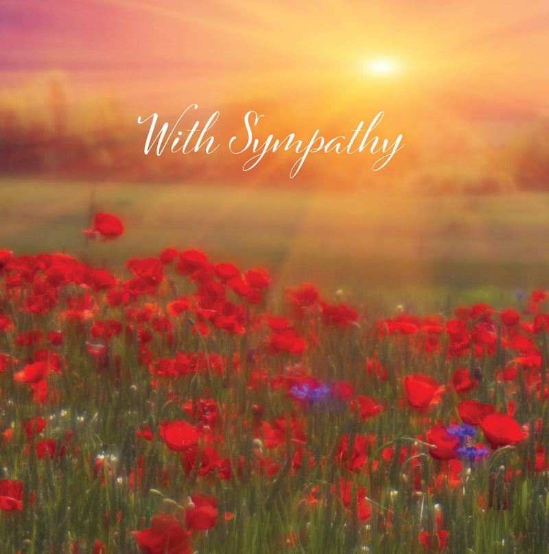 NEW: With Sympathy - Poppy Sunrise - S226