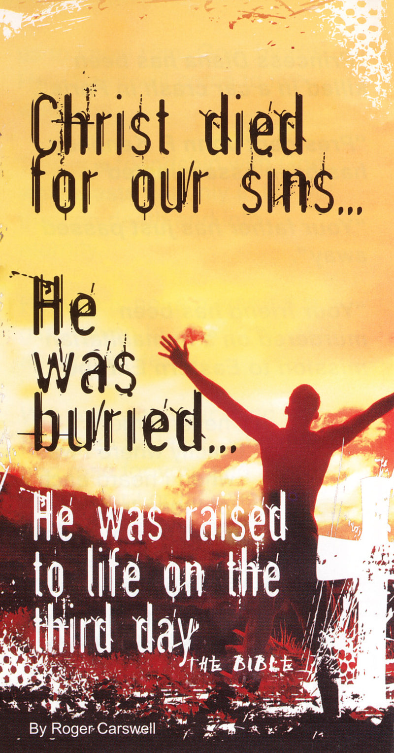 Christ died for our sins tract