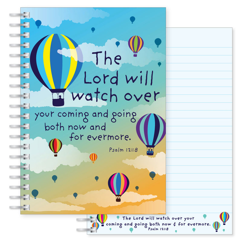 The Lord will watch A5 Notebook with Pen