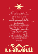 Christmas For unto us - star D2606