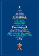 Christmas Words Christmas tree D2508