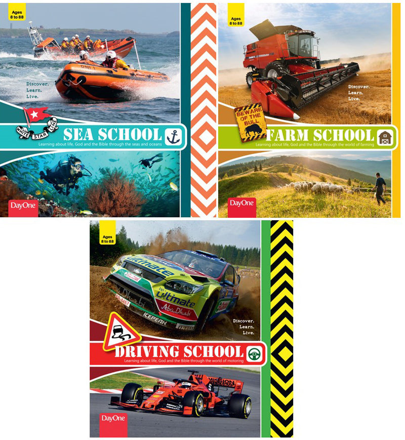 Driving, Sea and Farm School Set