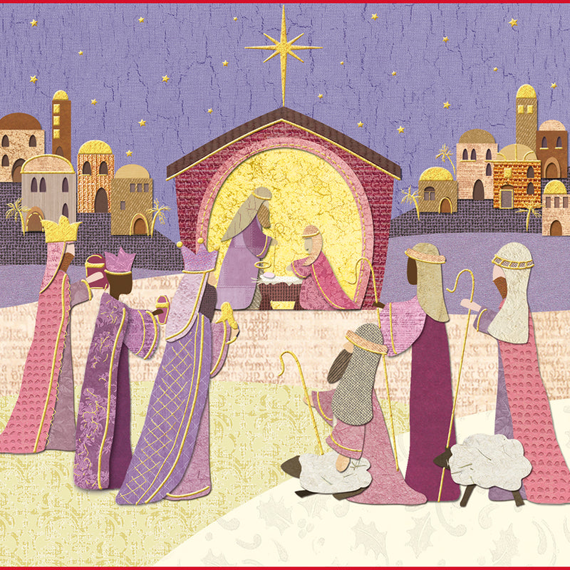 Christmas Arrived at the Stable E2515