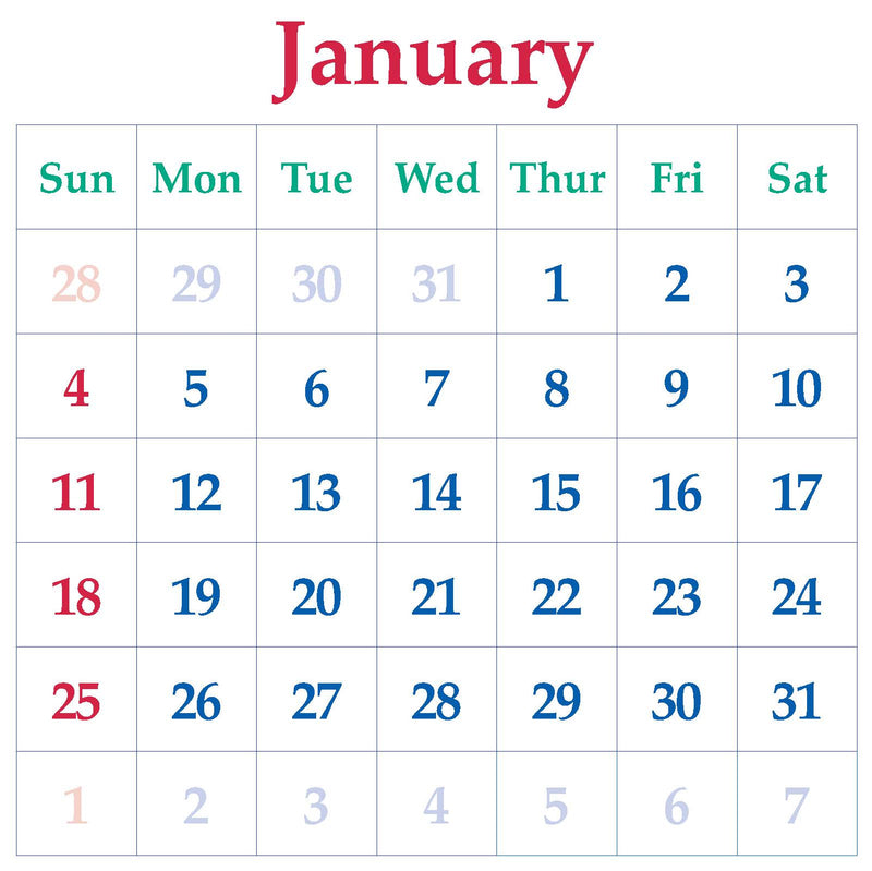 Peaceful Rest Calendar 2026