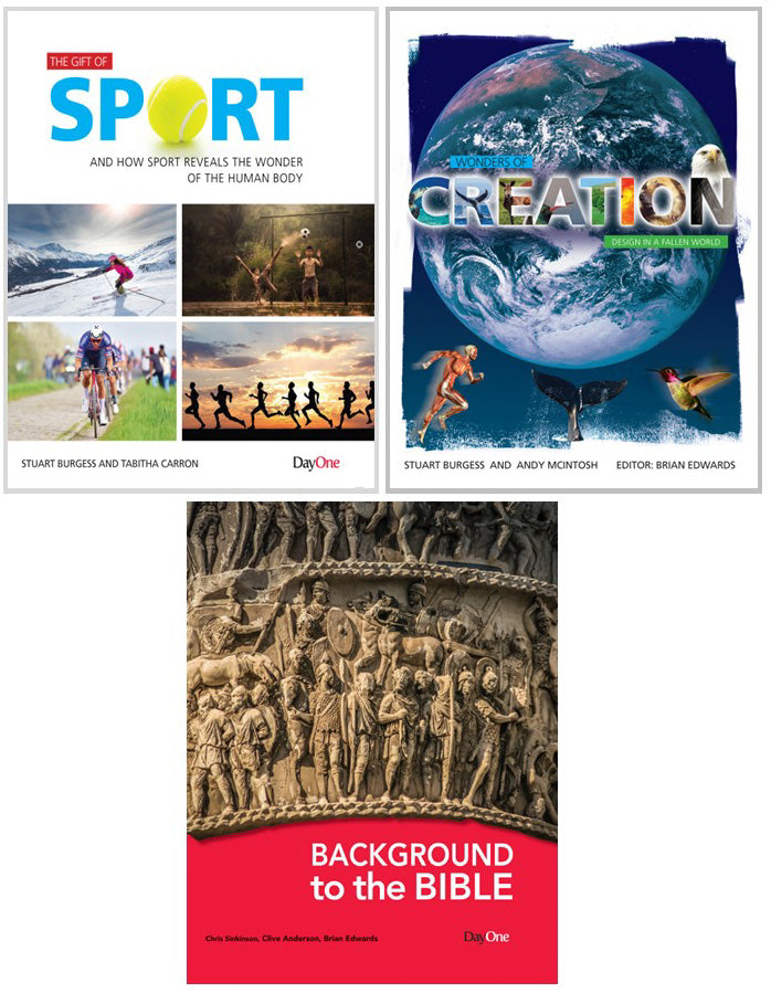 Sport, Background to the Bible, and Wonders of Creation