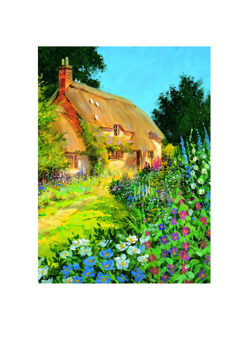 Blank Card - Thatched Cottage - 4L18