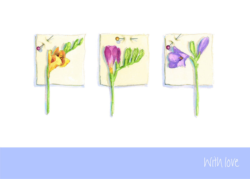 Blank Card - Floral - 4L21