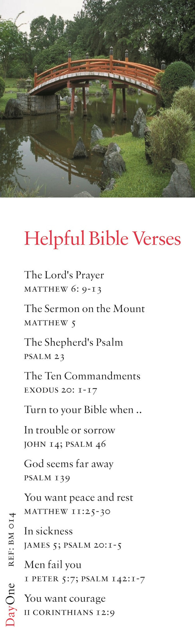 Helpful Bible verses