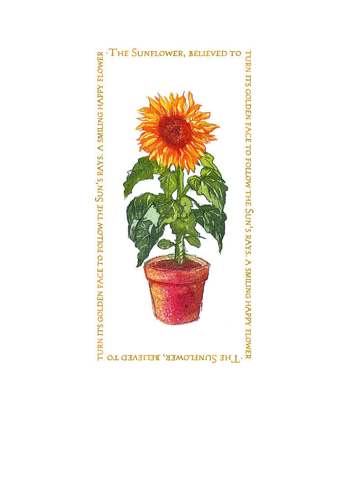 Birthday Card - Sunflower - L75A02