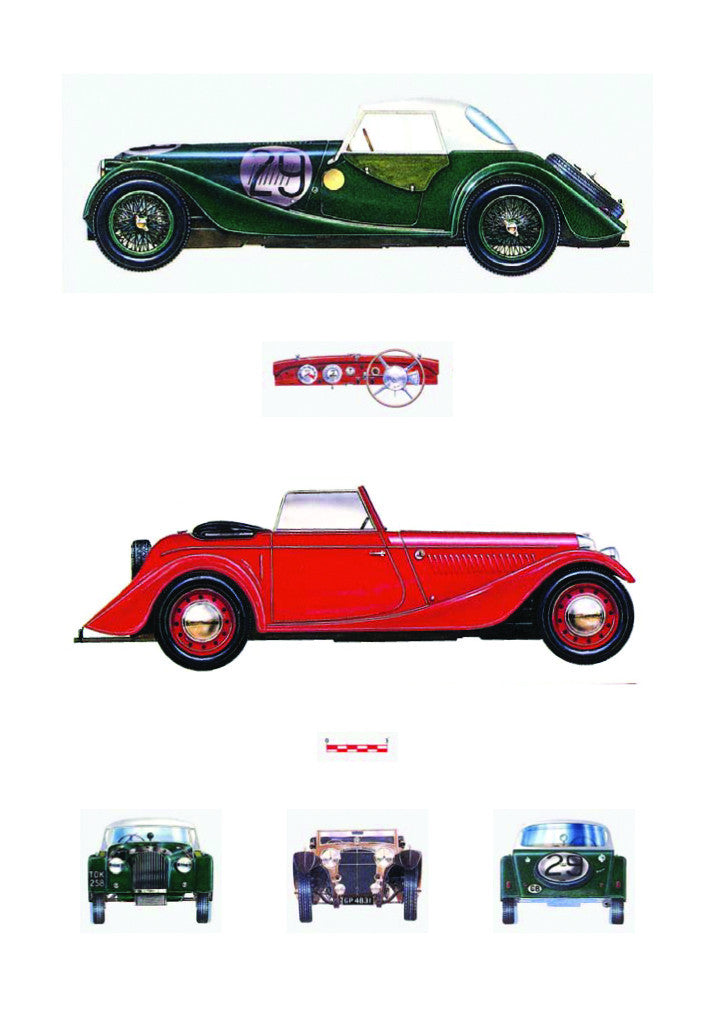 Birthday Card - Vintage Cars - L75J02