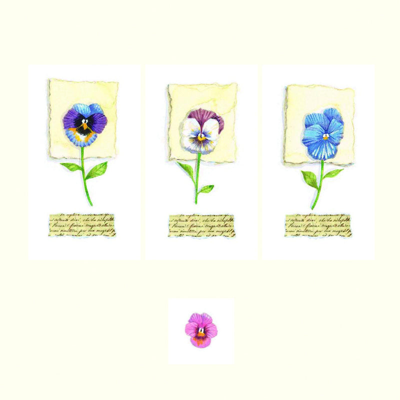 Birthday Card - Floral 4 - L77D02