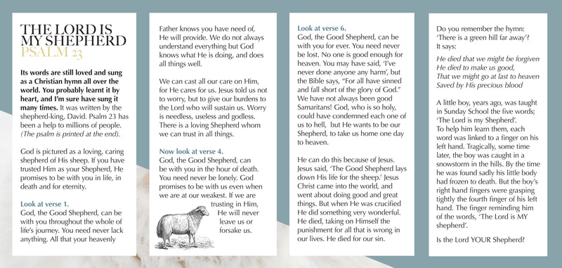 Lords my Shepherd Tract