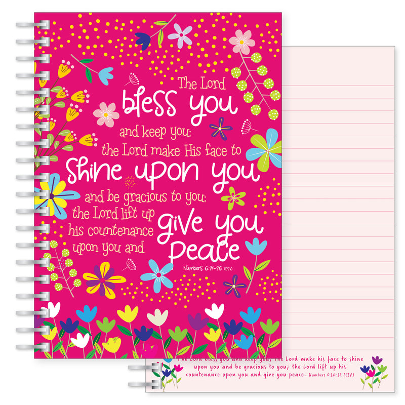 Bless you Pink A5 Notebook with pen