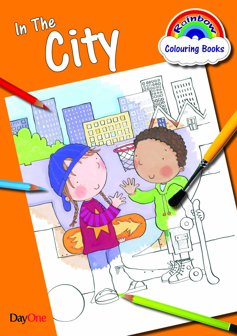 In the City Colouring Book