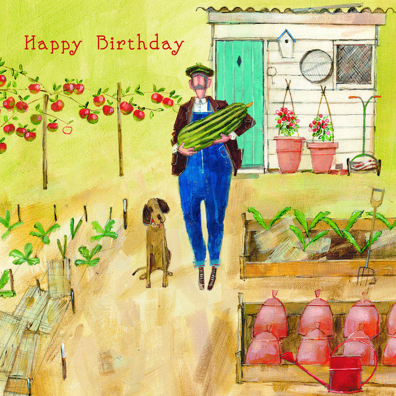 Birthday Card - Busy in the Garden - S154