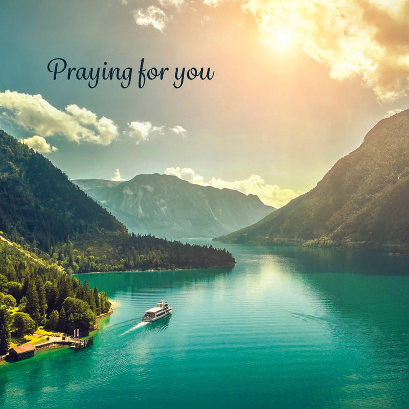 Praying for you - Mountain Lake - S208