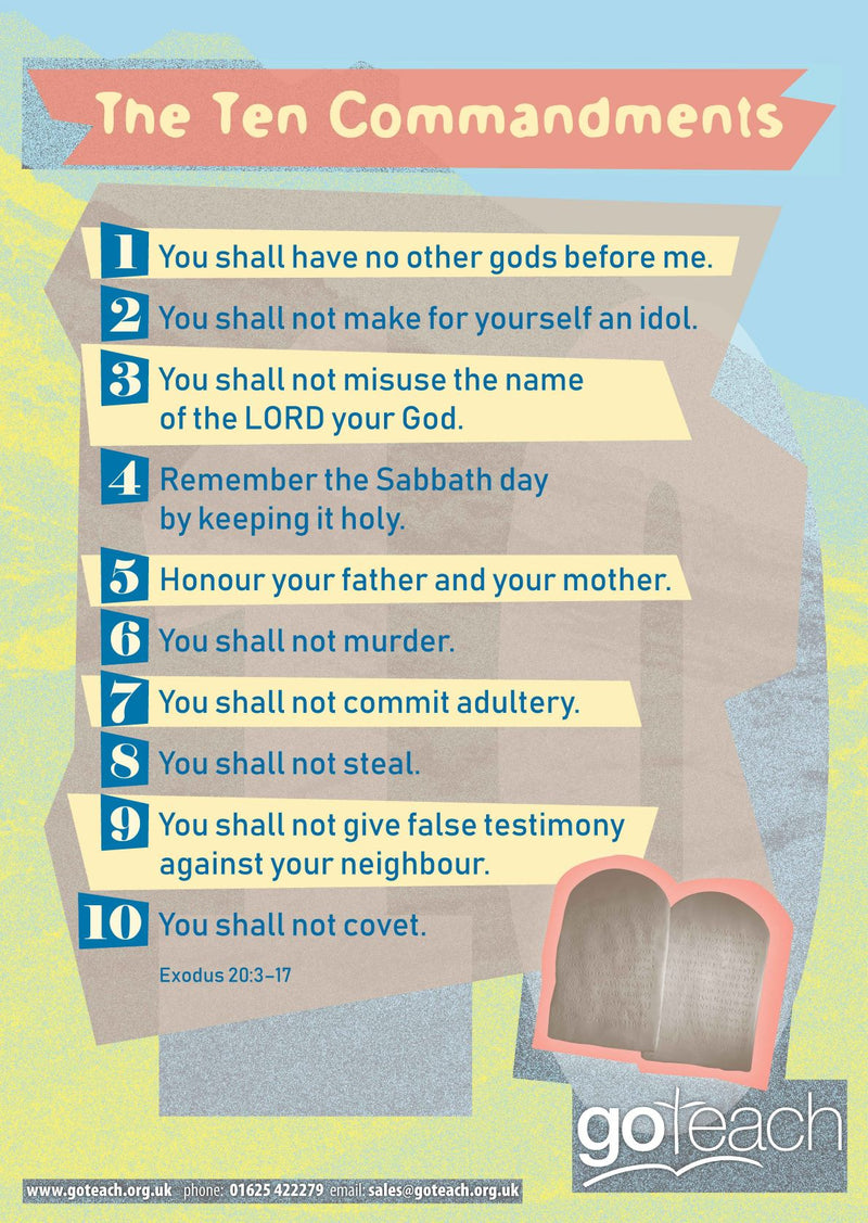 Poster - Ten Commandments