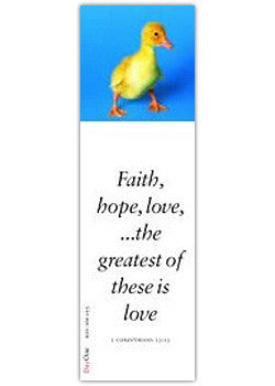 Faith, hope, love... the greatest of these is love                                                  