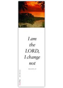 I am the LORD, I change not