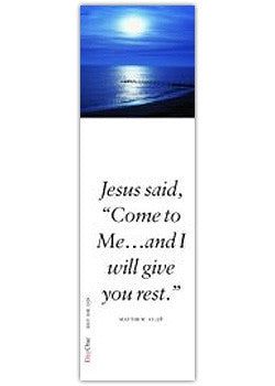 Jesus said: Come to me... and I will give you rest