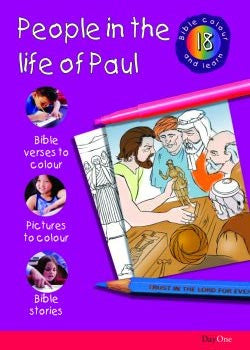 Bible Colour and learn: 18 People in the life of Paul