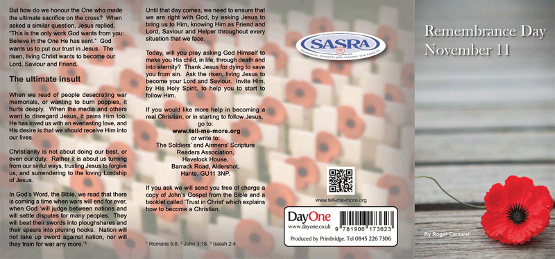 Remembrance Day Tract