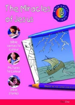 Bible Colour and learn: 16 Miracles of Jesus